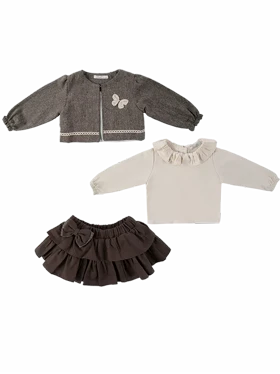 ست سه تیکه دخترانه جاستیفای Justify کد 25507