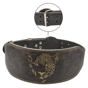 کمربند بدنسازی لیپارد عرض سگک 6cm مدل ELM-404C0411 سگکی قهوه ای