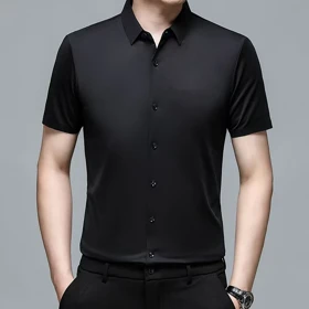 پیراهن غواصی آستین کوتاه مشکی مردانه فول کش اعلا درجه یک#