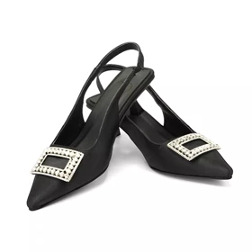 کفش مجلسی زنانه پاشنه‌دار 3 سانت زنانه مدل 400334 _ sandal valentino