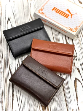 کیف پول مردانه چرم طبیعی کد 2