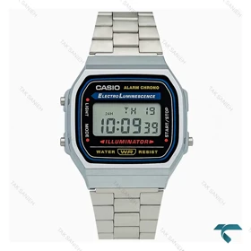 ساعت کاسیو نوستالژی A168 فلزی دیجیتالی اصل مردانه Casio-7713-G