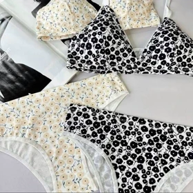 ست شورت و سوتین گل‌گلی کد 4827