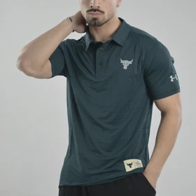 پولوشرت ورزشی مردانه آندر آرمور مدل Heat Gear-399 سرمه ای