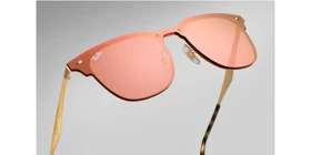عینک آفتابی 3576N Blaze Clubmaster Flat Lens Pink Mirror