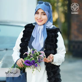 روسری ساتن ابریشم ابرا