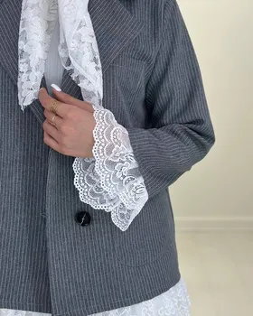 مانتو آستین گیپور