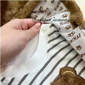 ست سه تیکه نوزادی تدی