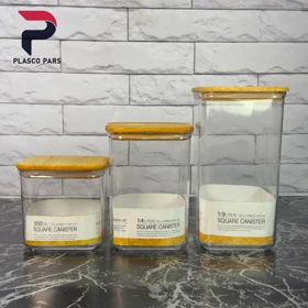 بانکه 4 گوش سارینا درب چوبی سایز 1 لیمون