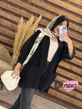 مانتو یقه آرشال پشت پیله