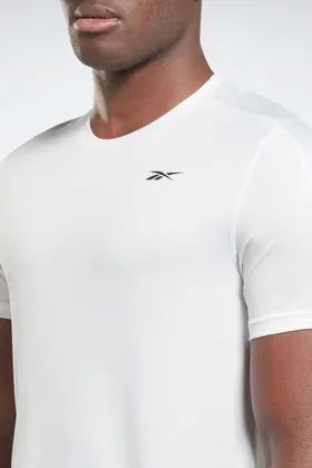 تیشرت آستین کوتاه مردانه سفید SS TECH TEE