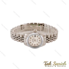 ساعت رولکس دیت جاست زنانه تمام سیلور Rolex-4954-L