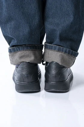 ونس چرم طبیعی بندی یک رنگ مردانه