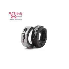 گوشواره بدون سوراخ مردانه / زنانه مدل اژدها (کلیپسی)