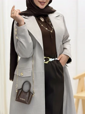 4294-مانتو مزونی سیلور