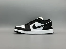 کتانی نایکی جردن1لو پاندا سفید مشکی/Nike Air Jordan1 low