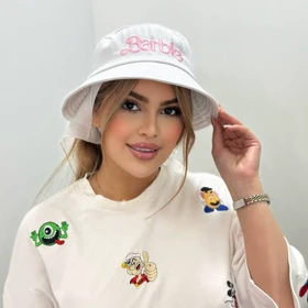 کلاه باکت گلدوزی باربی