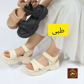 صندل لژدار زنانه چسبی فرشته
