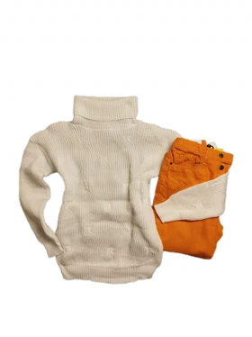 بلوز بافت یقه اسکی پروانه ای زنانه کد 403082