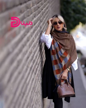 شال پیچازی آجری پلیسه