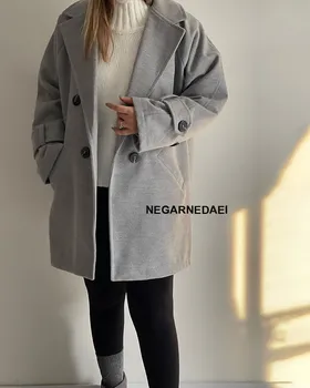 پالتو NICO طوسی (قدکوتاه)