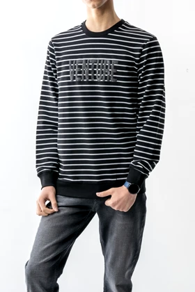 دورس آستین بلند راه راه چاپی مردانه