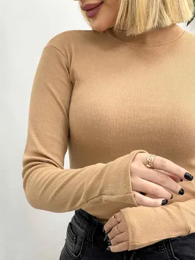 بادی آستین بلند فینگر دار