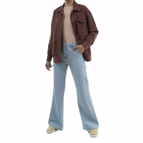 جکت اورسایز کتان زنانه - 15241434