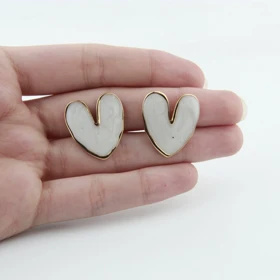 گوشواره زنانه مدل قلبی