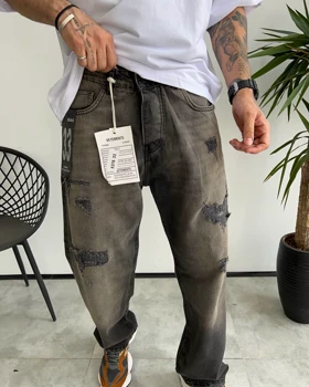 شلوار بگ استایل گازوئیلی زاپ‌دار Vetements