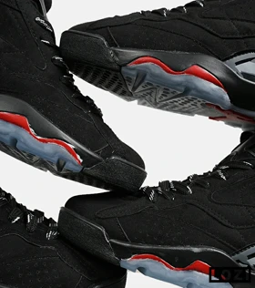 کفش کتانی ساق‌دار مردانه مشکی طوسی Nike air jordan 5 v02