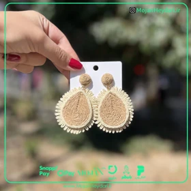 گوشواره حصیری بهار و تابستان کد gh1002