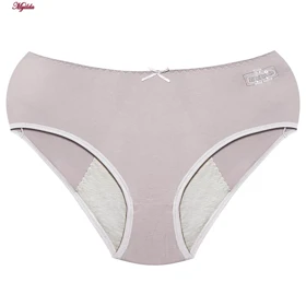 شورتکس زنانه مدل دولایه خرس و پاپیون رنگ یاسی ماییلدا کد 5257-1042