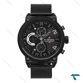 ساعت مردانه نیوی فورس بند حصیری NaviForce-7007-G