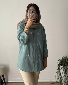 مانتو گلدوزی آیسان