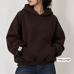 هودی زنانه لانگ مدل 1802 (قهوه‌ای‌سوخته)
