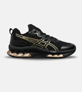 کفش کتانی مردانه مشکی طلایی ASICS GORETEX