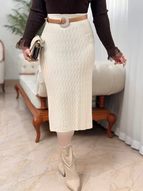 دامن بافت لوزی 3393