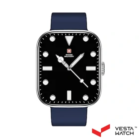 ساعت مچی هوشمند سوئیس میلیتاری SWISS MILITARY مدل SM-WCH-ALPS4-SILF-BLUSSS