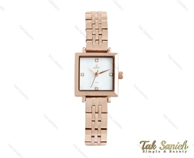 ساعت داتیس زنانه مربعی رزگلد Datis-3745-L
