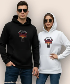 هودی مردانه و زنانه طرح متالیکا کد 977