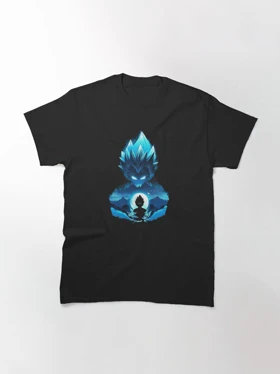 تیشرت دراگون بال تیشرت Dragon Ball طرح goku blue