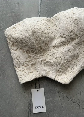 کراپ دانتل سفید