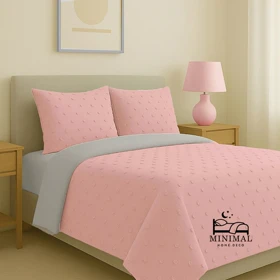 سرویس روتختی کاوری مینیمال طرح برجسته خال‌خالی