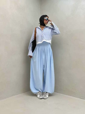 شومیز نیم‌تنه 2 رنگ