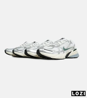 کفش کتانی مردانه و زنانه طوسی سبز کرم Nike cushlon مدل 6819