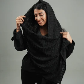 شال موهر مارک (مشکی)