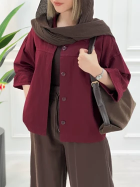 شومیز مانتو زنانه لینن یلدا