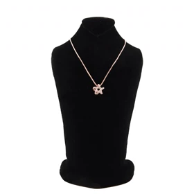 گردنبند دخترانه ستاره نگین‌دار