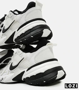 کفش کتانی زنانه سفید مشکی Nike cushlon